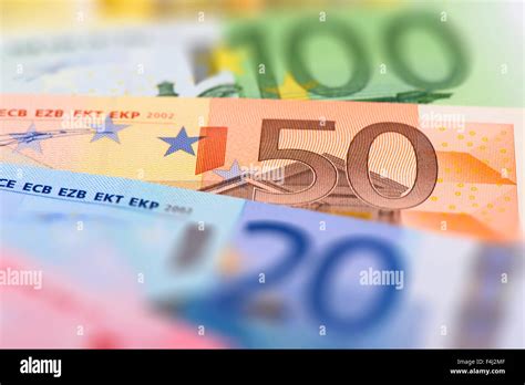 Banknotes Of Euro Currency Stock Photo Alamy