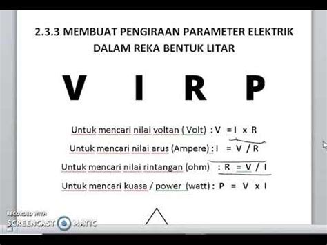 Reka bentuk elektronik tingkatan 2 soalan latihan ulang kaji elektronik (mikropengawal) tingkatan 2. REKA BENTUK ELEKTRIK TING 2 - YouTube