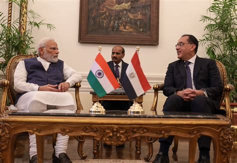 Ani On Twitter In His First Engagement In Cairo Pm Modi Held A Meeting With The Newly Setup