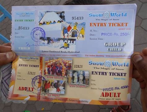 Lift ticket cancellations between 14 days to 48 hours prior will incur a $25 per ticket processing fee. snow fall at snow world - Picture of Snow World, Hyderabad - TripAdvisor
