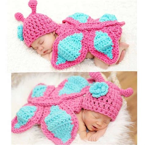 Newborn Baby Girls Boys Crochet Knit Costume Photo Photography Prop
