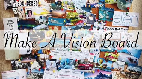 Make A Vision Board For 2017 Youtube