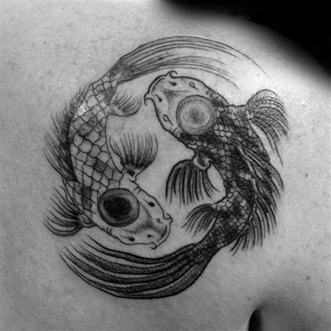 Maybe you would like to learn more about one of these? 40 Yin Yang Koi Fish Tattoos For Men - Cosmic Force Ink Ideas
