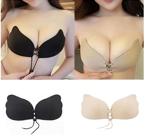 2017 Hot Selling Summer Sexy Invisible Push Up Self Adhesive Seamless