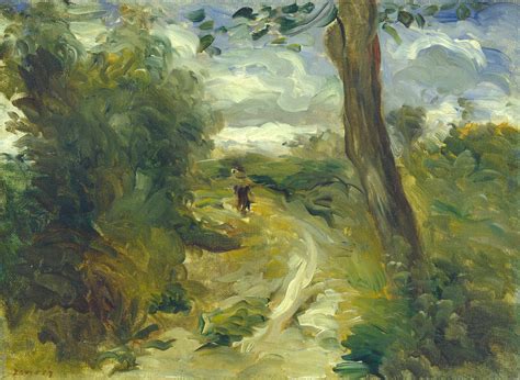 Top Impressionist Paintings Pierre Auguste Renoir Landscape Between