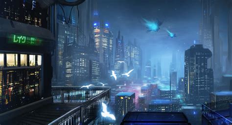 ArtStation - Future City, Lim Seng Nam | Sci fi city, Futuristic city, Cyberpunk city