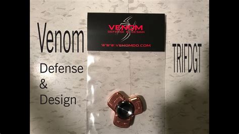 Fidget Spinner Testing And Review Venom Defense And Design Trifdgt