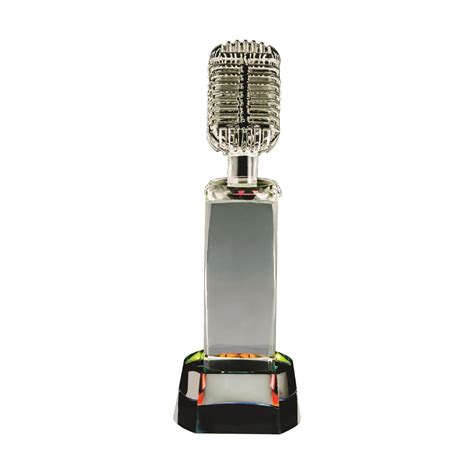 Quality Cticc131 Exclusive Singing Crystal Trophy At Clazz Trophy