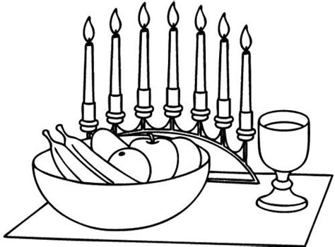 It is an african celebration based on the first fruits of harvest and lasts seven days to represent the seven basic principles. Kwanzaa Coloring Pages | Free download on ClipArtMag