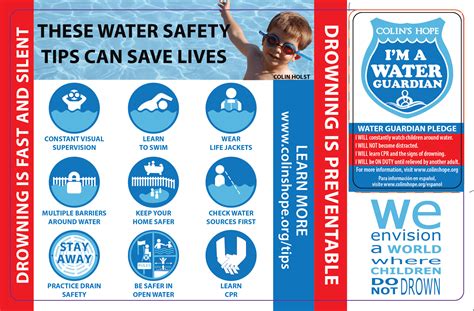 Order Water Safety Cards Colins Hope
