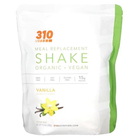 310 Nutrition Meal Replacement Shake Vanilla 143 Oz 406 G
