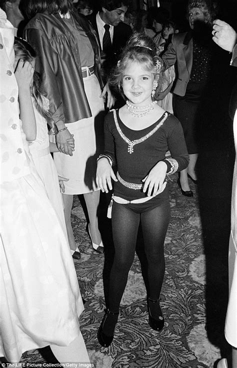 Young Drew Barrymore Partying