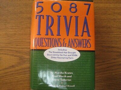 Trivia Questions Answers Marsha Kranes Hc Book Picclick