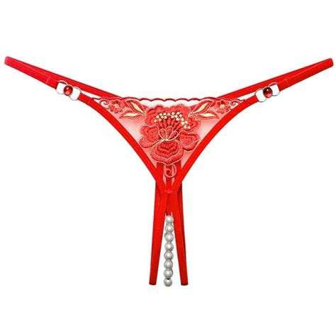 Larisalt Womens Thong Underwearg String Thongs For Women Sheer Floral
