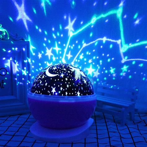 Star Projector Lamp Night Light 360 Degree Romantic Room Rotating
