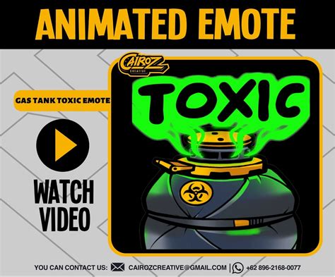 Gas Tank Toxic Animated Twitch Emote Chibi Apex Legends Etsy