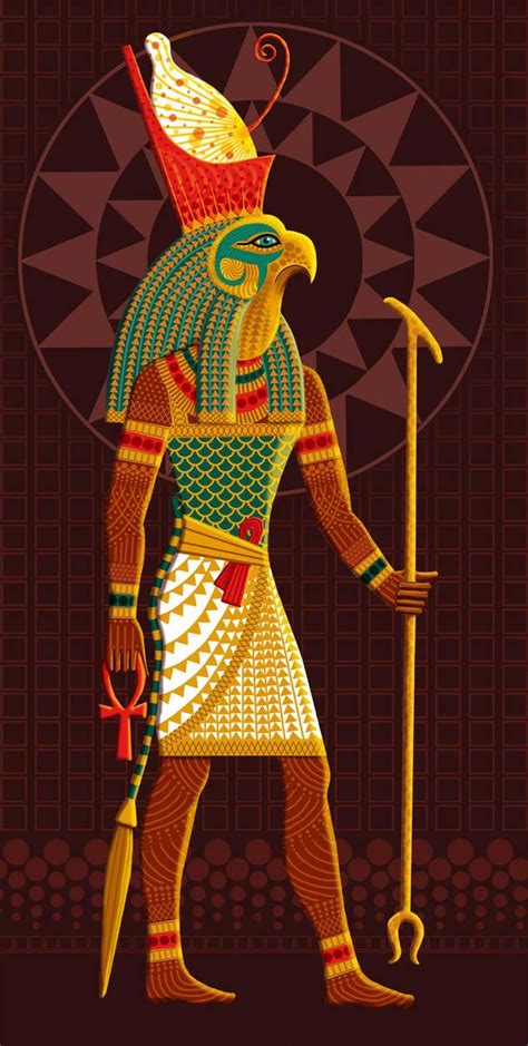 Horus By Ravenscar Ancient Egyptian Art Egyptian Painting Ancient