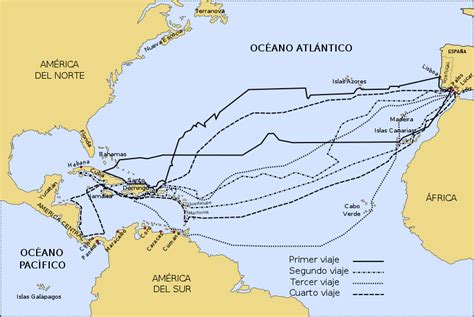 A Map Showing The Route Of An Ocean Liner From Mexico To New York And Other Parts Of The World