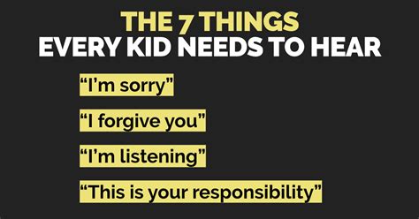 The 7 Things Every Kid Needs To Hear
