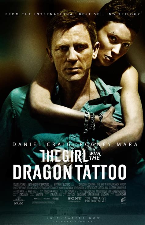 The Girl With The Dragon Tattoo Theatrical Poster By Danielcraig1 On