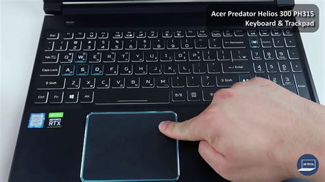 Acer Predator Helios 300 Keyboard And Trackpad Youtube