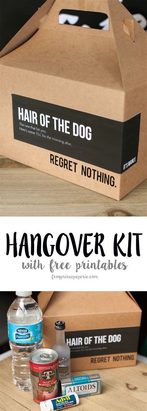 Check spelling or type a new query. DIY Hangover Kit - Frog Prince Paperie