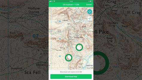 Viewranger App Tutorial How To Save Offline Maps Youtube