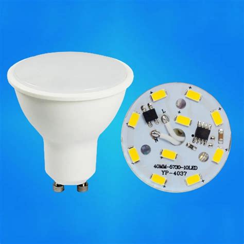 6pcs 10pcs 220v Gu10 5w 10 Led Energy Saving Bulb Lamp Spotlight Light