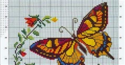 Bring the softness and grace of delicate butterflies inside your home with creative powder room designs. Cross Stitch Craze: Butterfly - Free Cross Stitch Pattern