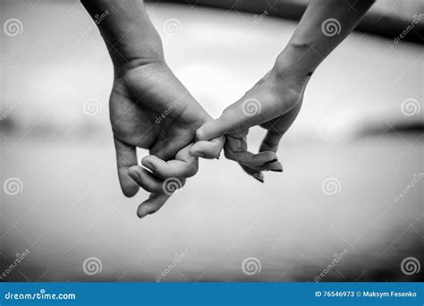 Happy Couple Holding Hands Stock Image Image Of Relationship 76546973