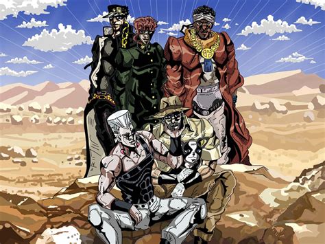 Download Jotaro Kujo And The Stardust Crusaders Ready For An