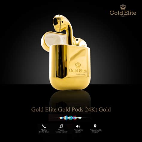 Gold Elite เปิดจอง Gold Pods 24kt Gold หูฟัง Airpods ทองคำ ราคา 29000 บาท