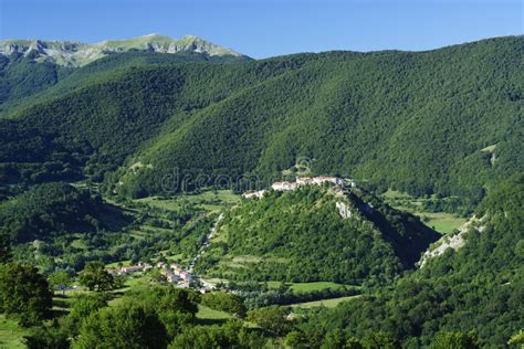Parco nazionale d'abruzzo, lazio e molise is an italian national park founded in 1923. The Village Of Opi At Abruzzo National Park Stock Image ...