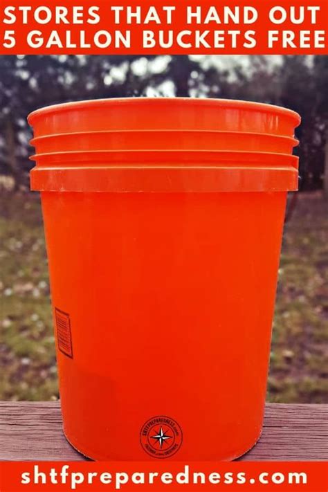 The best food grade buckets are hdpe, symbol #2. Stores That Hand Out 5 Gallon Buckets Free | 5 gallon ...