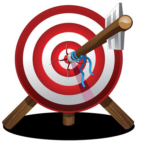 Arrow On Target Bullseye Vector Download