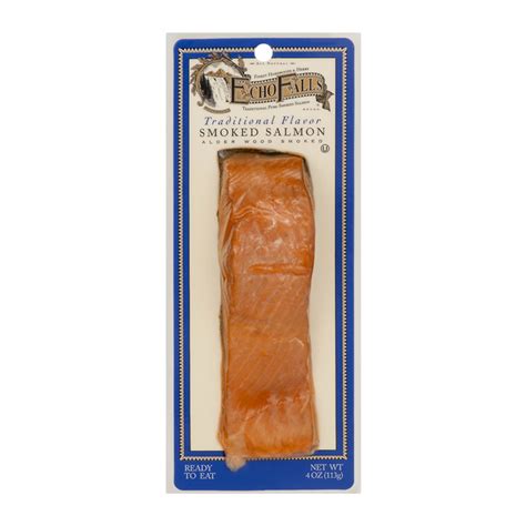 Get full nutrition facts for other echo falls products and all your other favorite brands. Save on Echo Falls Atlantic Smoked Salmon Traditional Order Online Delivery | Giant
