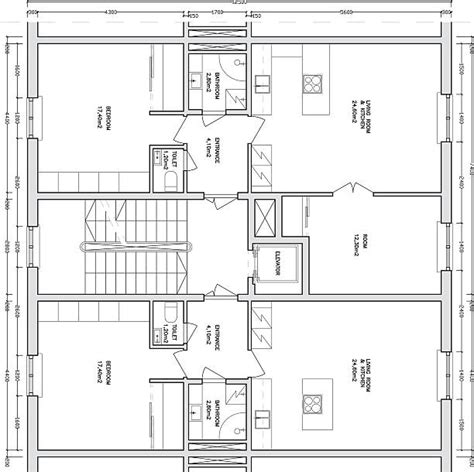 Apartment Building Blueprint Stock Photos Pictures And Royalty Free