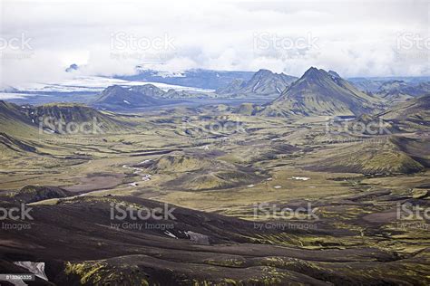 Volcanic Landscape Landmannalaugar Iceland Stock Photo Download Image