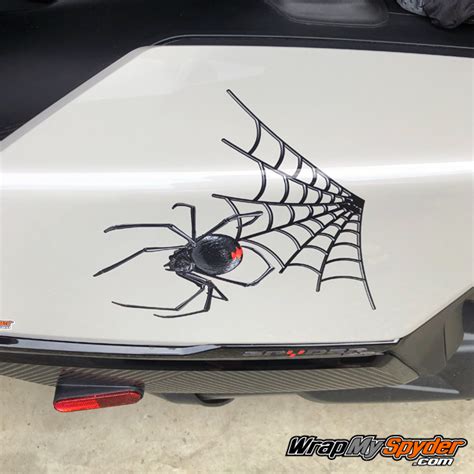 Black Widow Spider Auto Bici Moto Vinile Adesivo Grafica Decalcomania