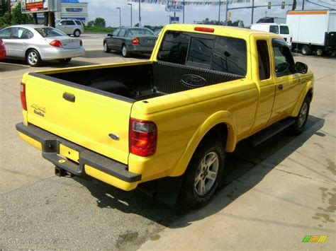 2003 Chrome Yellow Ford Ranger Edge Supercab 4x4 16684020 Photo 7