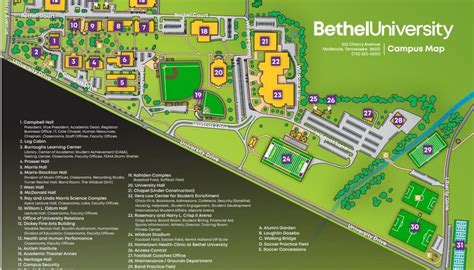 Campus Maps Bethel University