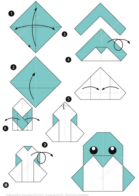 How To Make An Origami Penguin Instructions Free
