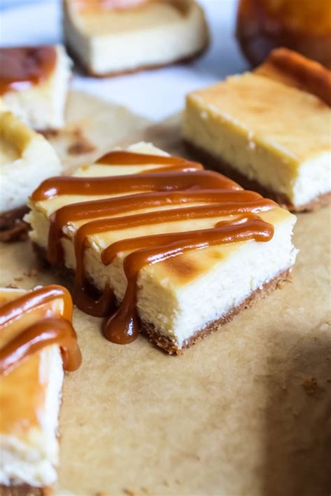 Salted Caramel Cheesecake Bars The Twin Cooking Project By Sheenam