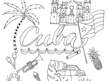 Cuba Coloring Pages Coloring Pages