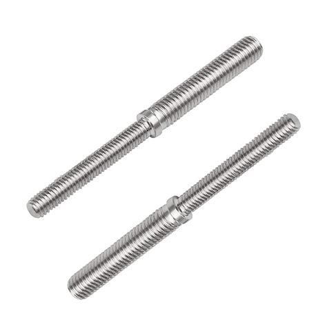 2pcs Double End Threaded Stud Screw Bolts M6 To M8 304 Stainless Steel