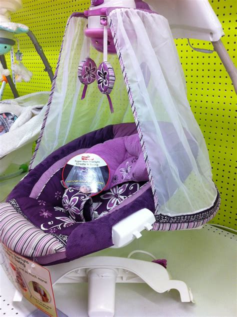 Ships free orders over $39. Purple canopy baby swing at Babies R Us! | Baby canopy ...