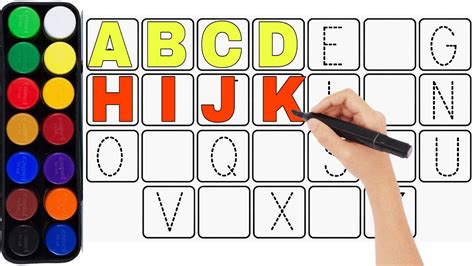 Learning Alphabets Writing Alphabets How To Writing Abcd Kids