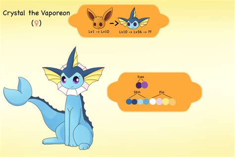 Bio Of Eeveelution Squad Crystal The Vaporeon By NemolaLau On