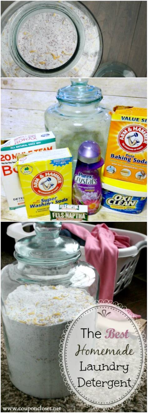 How To Make Homemade Laundry Detergent For He Washers One Crazy Mom