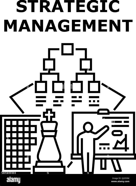 Strategic Management Vector Concept Illustration Stock Vector Image
